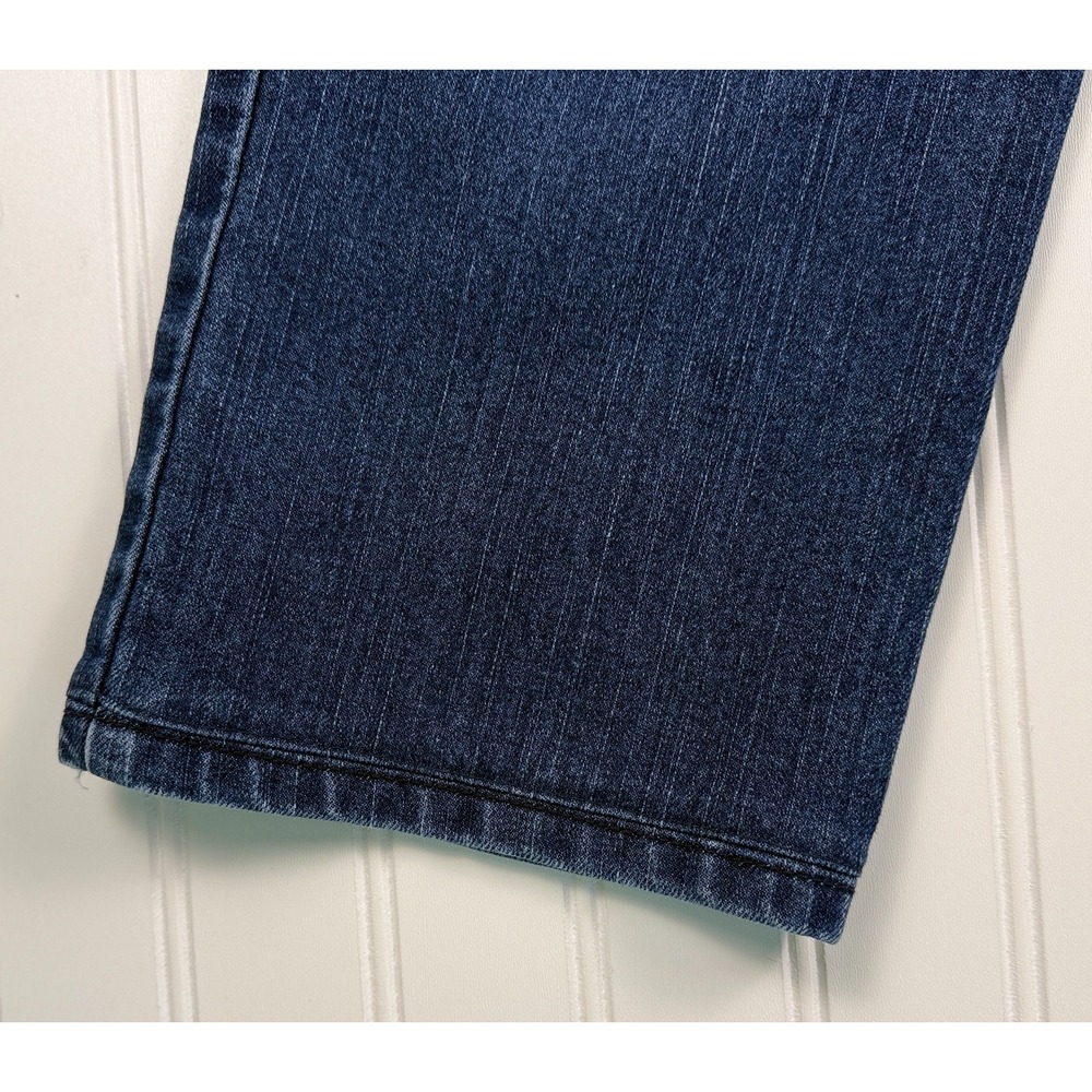 Chico's Jeans Womens Size 1.5 Regular Straight Leg Dark Wash Stretch Denim - Picture 12 of 16